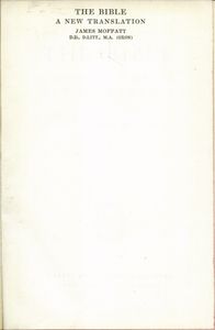 The Bible (A New Translation)