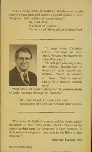 McGuffey And His Readers (Piety, Morality, And Education In Nineteenth-Century America)