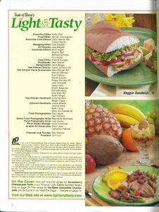 Taste Of Home's Light & Tasty (Vol. 3, No. 1, February/March 2003)