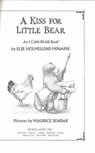 A Kiss For Little Bear