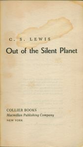 Out Of The Silent Planet