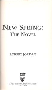 New Spring: The Novel