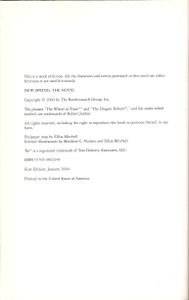 New Spring: The Novel