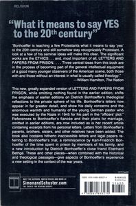 Dietrich Bonhoeffer: Letters & Papers From Prison