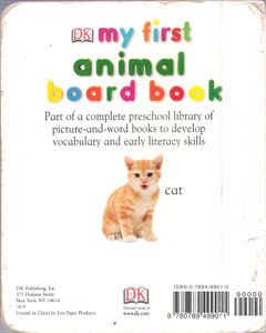 My First Animal Board Book