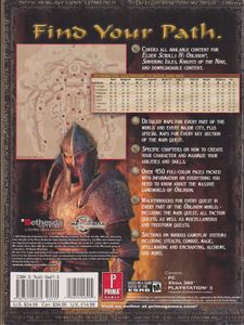 The Elder Scrolls IV: Oblivion (Game of the Year Edition) - Official Game Guide