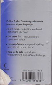 Collins English Dictionary Pocket