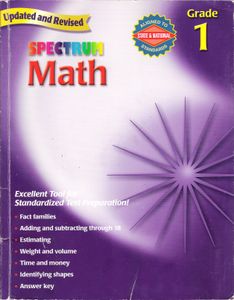 Spectrum Math Grade 1