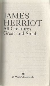 All Creatures Great And Small