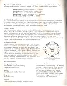 Sew Simple (4-H Sew Much Fun • Level A)