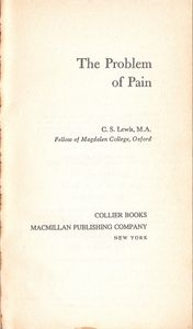 The Problem Of Pain