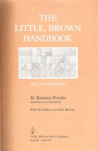 The Little, Brown Handbook (Second Edition)
