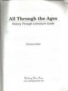 All Through The Ages (History Through Literature Guide)