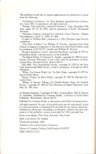 A Christian Manifesto