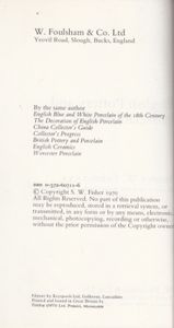 English Pottery and Porcelain Marks