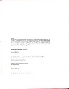 Math 5 For Christian Schools (Second Edition)