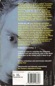Please Kill Me: The Uncensored Oral History of Punk