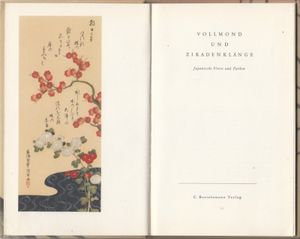 Vollmond und Zikadenklänge - Japanische Verse und Farben