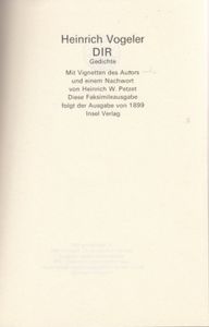 Dir - Gedichte