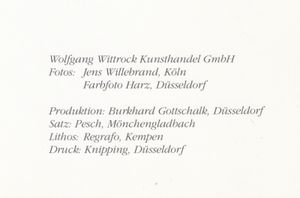 Wittrock 16 - Graphik, Gemälde, Aquarelle, Zeichnungen