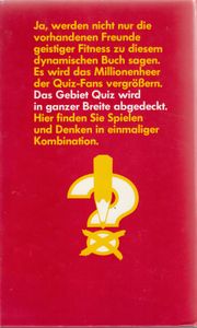 Neues großes Quizbuch - Unterhaltung und Wissen für frohe Freizeit