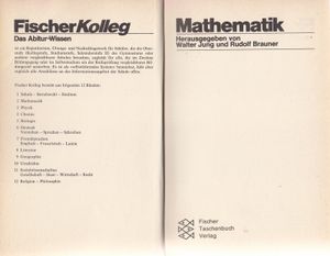 Fischer Kolleg 2: Mathematik