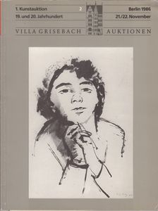 Villa Grisebach Auktionen - 1. Kunstauktion - 19. und 20. Jahrhundert 2 - Berlin 1986