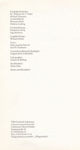 Villa Grisebach Auktionen - 1. Kunstauktion - 19. und 20. Jahrhundert 2 - Berlin 1986