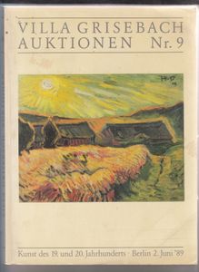 Villa Grisebach Auktionen Nr. 9 1989 - Kunst des 19. und. 20. Jahrhunderts