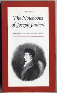 The Notebooks Of Joseph Joubert