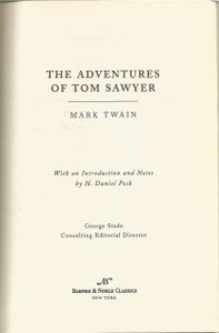The Adventures of Tom Sawyer
