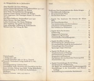 Die Teilung der Welt 1941-1955