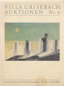 Villa Grisebach Auktionen Nr. 6 1988 - Kunst des 19. und 20. Jahrhunderts