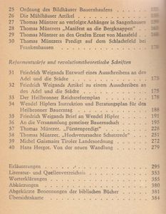 Dokumente aus dem deutschen Bauernkrieg