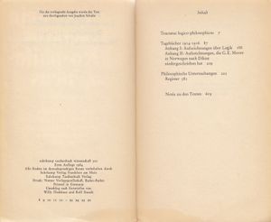 Werkausgabe Band I: Tractatus logico-philosophicus / Tagebücher 1914-1916 / Philosophische Untersuchungen