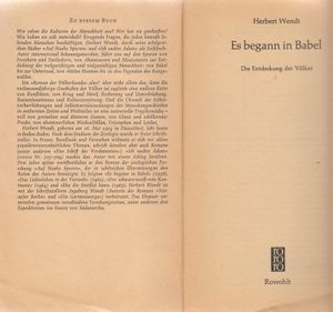 Es begann in Babel - Die Entdeckung der Völker