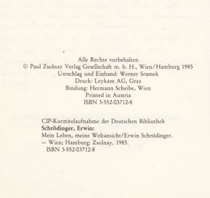 Mein Leben - meine Weltansicht