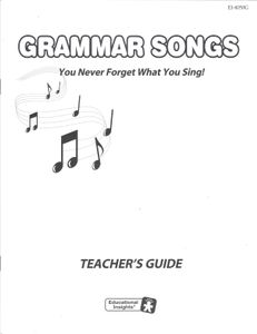 Grammar Songs (Teacher's Guide)