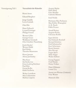 Villa Grisebach Auktionen - 1. Kunstauktion - 19. und 20. Jahrhundert 1 - Berlin 1986