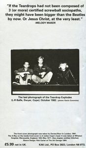 Head-On: Memories of the Liverpool Punk-Scene and the Story of the Teardrop Explodes; 1976-82