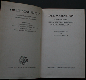 Der Wahnsinn. Geschichte der abendländischen Psychopathologie