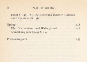Was ist Leben? (Die lebende Zelle mit den Augen des Physikers betrachtet)