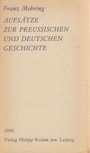 Aufsätze zur preußischen und deutschen Geschichte