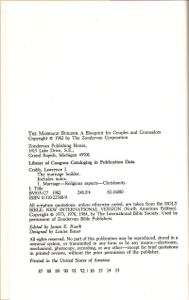 The Marriage Builder (A Blueprint For Couples & Counselors)