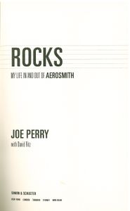 Rocks (My Life In And Out Of Aerosmith)