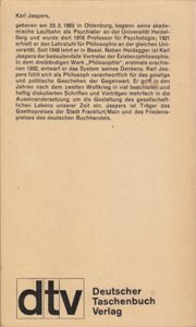 Die Atombombe und die Zukunft des Menschen - Politisches Bewußtsein in unserer Zeit