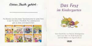 Das Fest im Kindergarten
