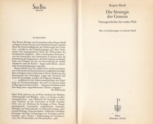 Die Strategie der Genesis - Natugeschichte der realen Welt