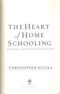 The Heart Of Home Schooling