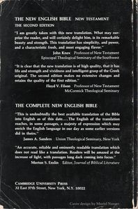 The New English Bible New Testament (Second Edition)